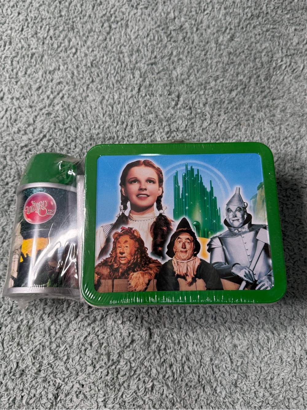 Hallmark School Days Wizard Of Oz- Mini Lunchbox W/ Thermos